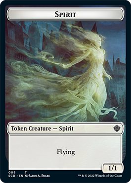 Bird // Spirit Double-Sided Token [Starter Commander Decks] | Tables and Towers