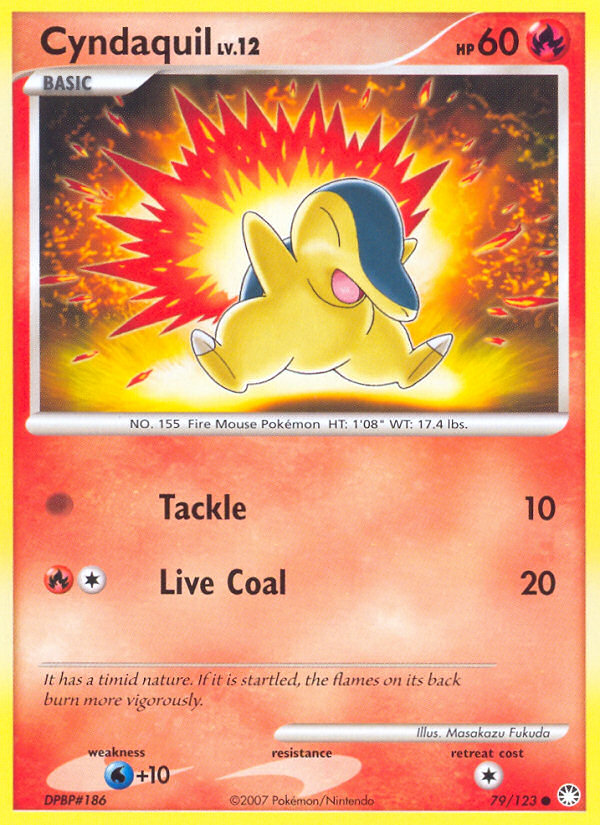 Cyndaquil (79/123) [Diamond & Pearl: Mysterious Treasures] | Tables and Towers