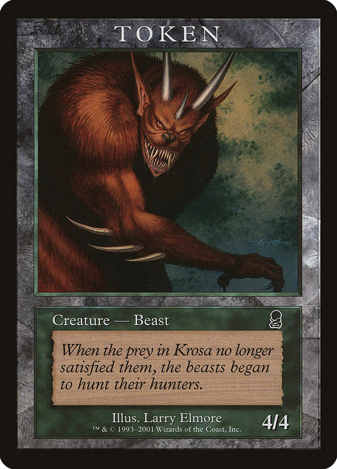 Beast Token [Magic Player Rewards 2001] | Tables and Towers