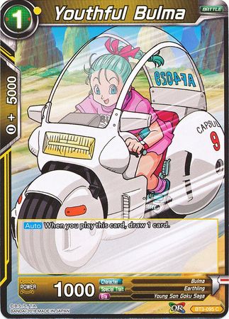 Youthful Bulma (BT3-095) [Cross Worlds] | Tables and Towers