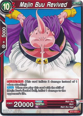 Majin Buu Revived (BT2-028) [Union Force] | Tables and Towers