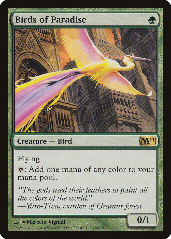 Birds of Paradise [Magic 2011] | Tables and Towers