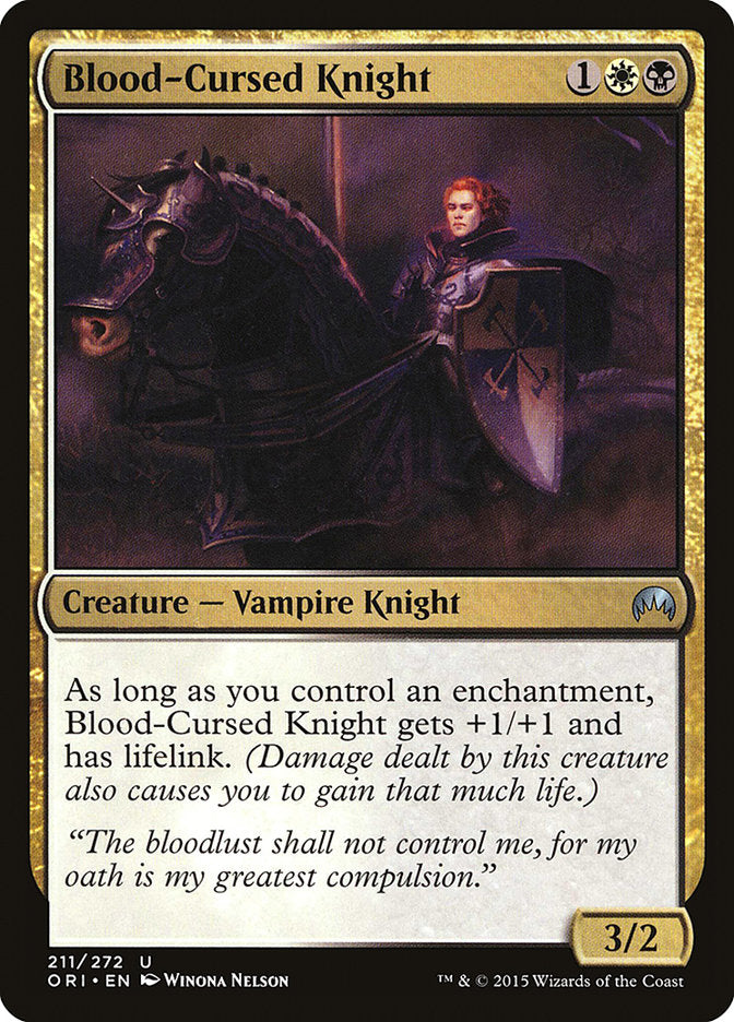 Blood-Cursed Knight [Magic Origins] | Tables and Towers