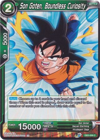 Son Goten, Boundless Curiosity (DB3-058) [Giant Force] | Tables and Towers