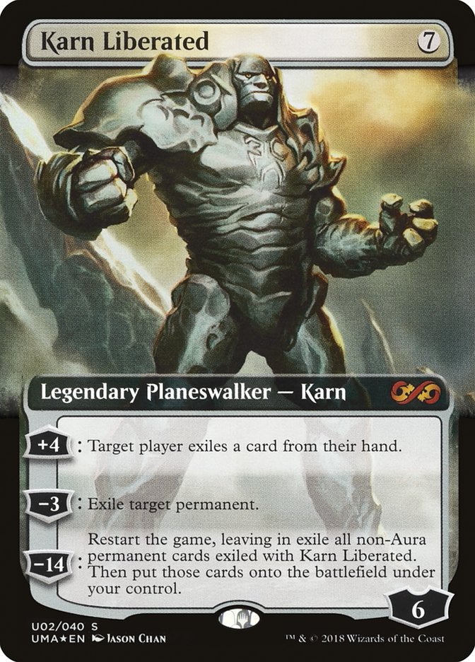 Karn Liberated (Topper) [Ultimate Masters Box Topper] | Tables and Towers