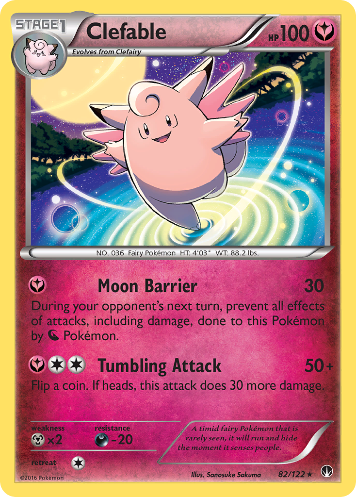 Clefable (82/122) [XY: BREAKpoint] | Tables and Towers