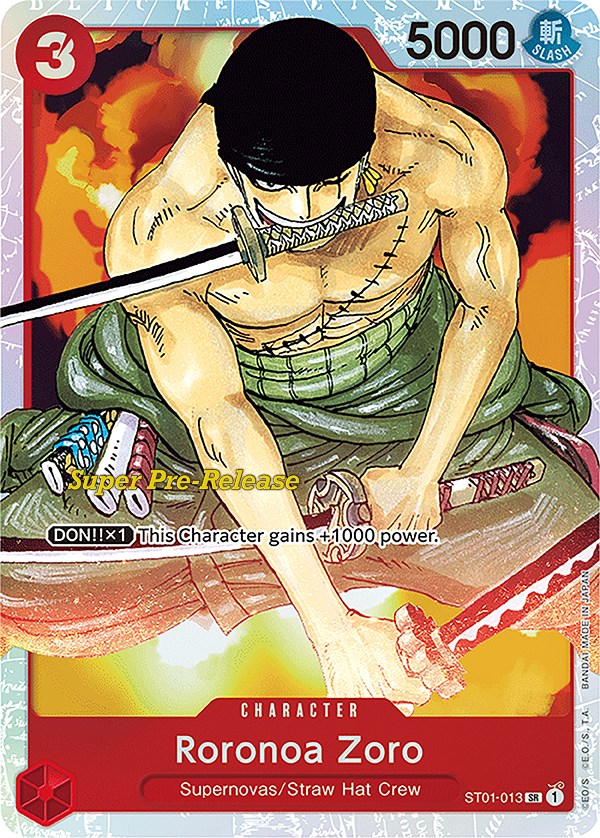 Roronoa Zoro [Super Pre-Release Starter Deck: Straw Hat Crew] | Tables and Towers