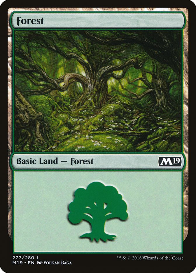 Forest (277) [Core Set 2019] | Tables and Towers