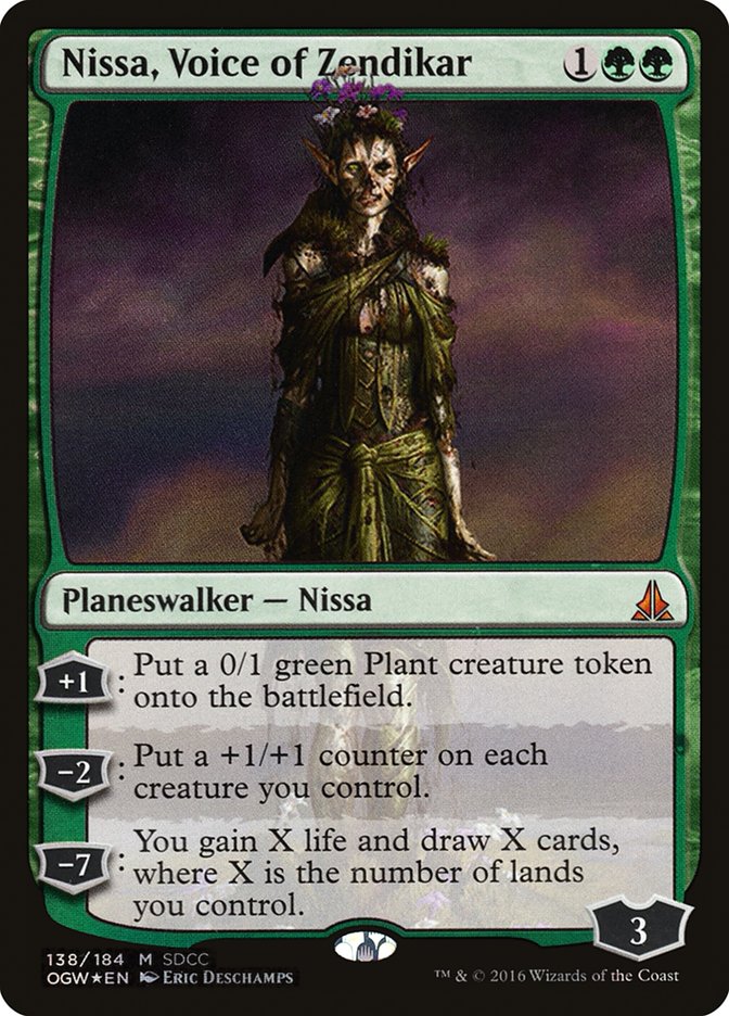 Nissa, Voice of Zendikar [San Diego Comic-Con 2016] | Tables and Towers