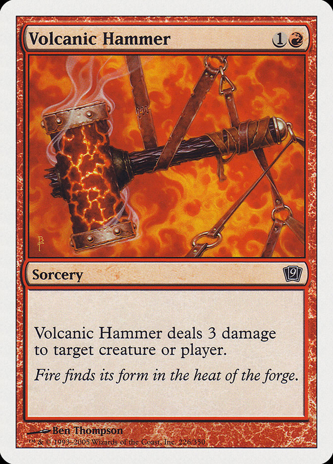 Volcanic Hammer [Ninth Edition] | Tables and Towers