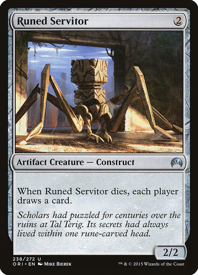 Runed Servitor [Magic Origins] | Tables and Towers