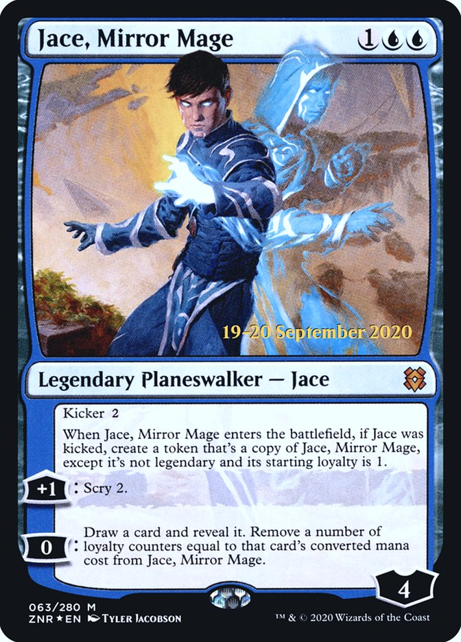 Jace, Mirror Mage [Zendikar Rising Prerelease Promos] | Tables and Towers