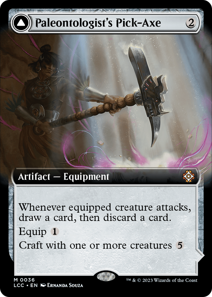 Paleontologist's Pick-Axe (Extended Art) [The Lost Caverns of Ixalan Commander] | Tables and Towers