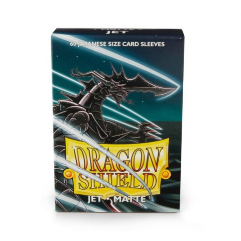 Dragon Shield Sleeves: Japanese Matte Jet (Box Of 60) | Tables and Towers