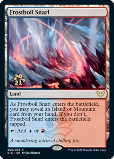 Frostboil Snarl [Strixhaven: School of Mages Prerelease Promos] | Tables and Towers