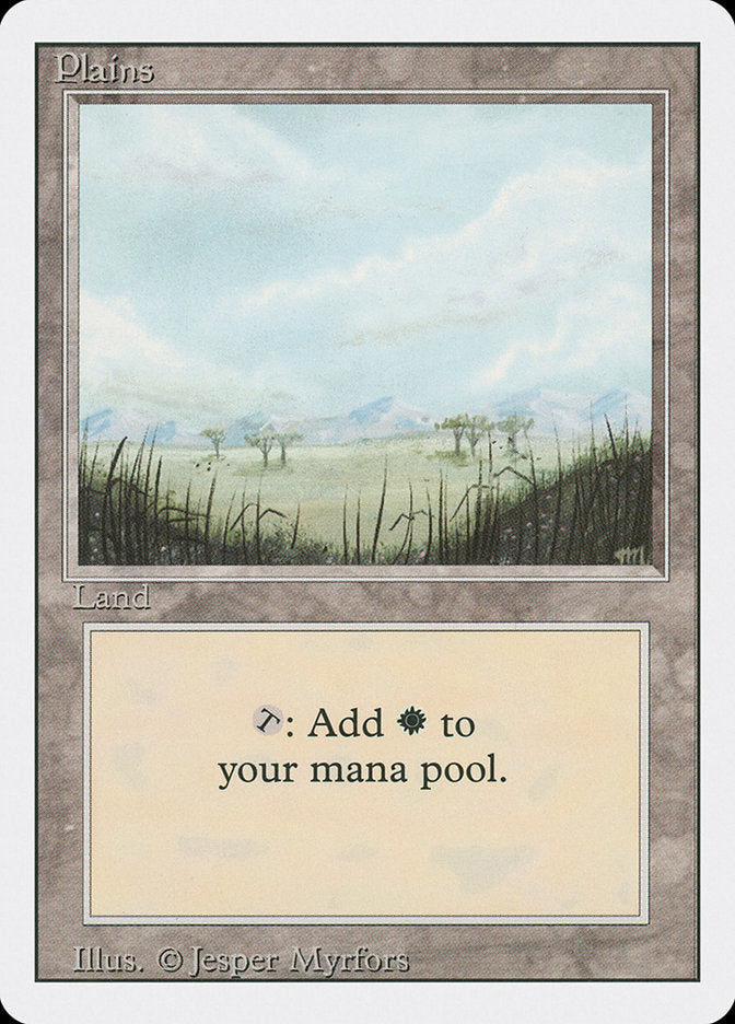 Plains (Trees on Plain / Signature on Right) [Revised Edition] | Tables and Towers