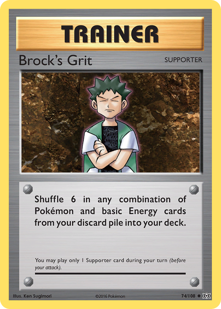 Brock's Grit (74/108) [XY: Evolutions] | Tables and Towers