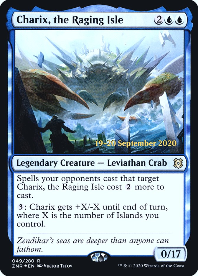 Charix, the Raging Isle [Zendikar Rising Prerelease Promos] | Tables and Towers