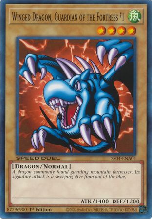 Winged Dragon, Guardian of the Fortress #1 [SS04-ENA04] Common | Tables and Towers