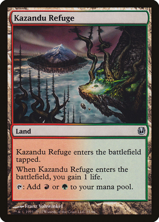 Kazandu Refuge [Duel Decks: Ajani vs. Nicol Bolas] | Tables and Towers