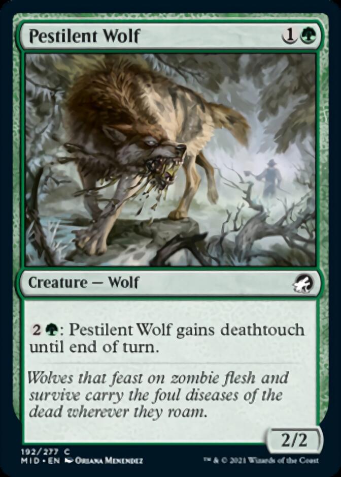 Pestilent Wolf [Innistrad: Midnight Hunt] | Tables and Towers