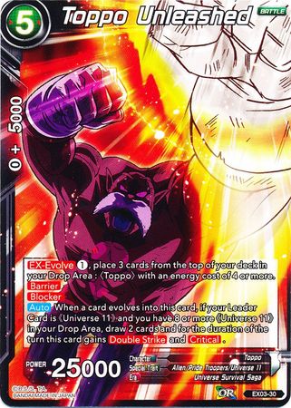 Toppo Unleashed (EX03-30) [Ultimate Box] | Tables and Towers