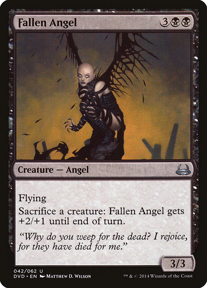 Fallen Angel (Divine vs. Demonic) [Duel Decks Anthology] | Tables and Towers