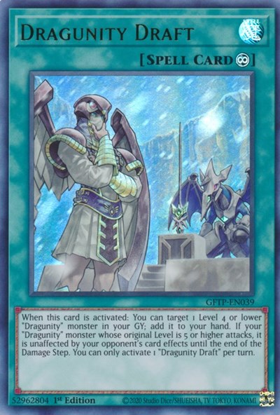 Dragunity Draft [GFTP-EN039] Ultra Rare | Tables and Towers