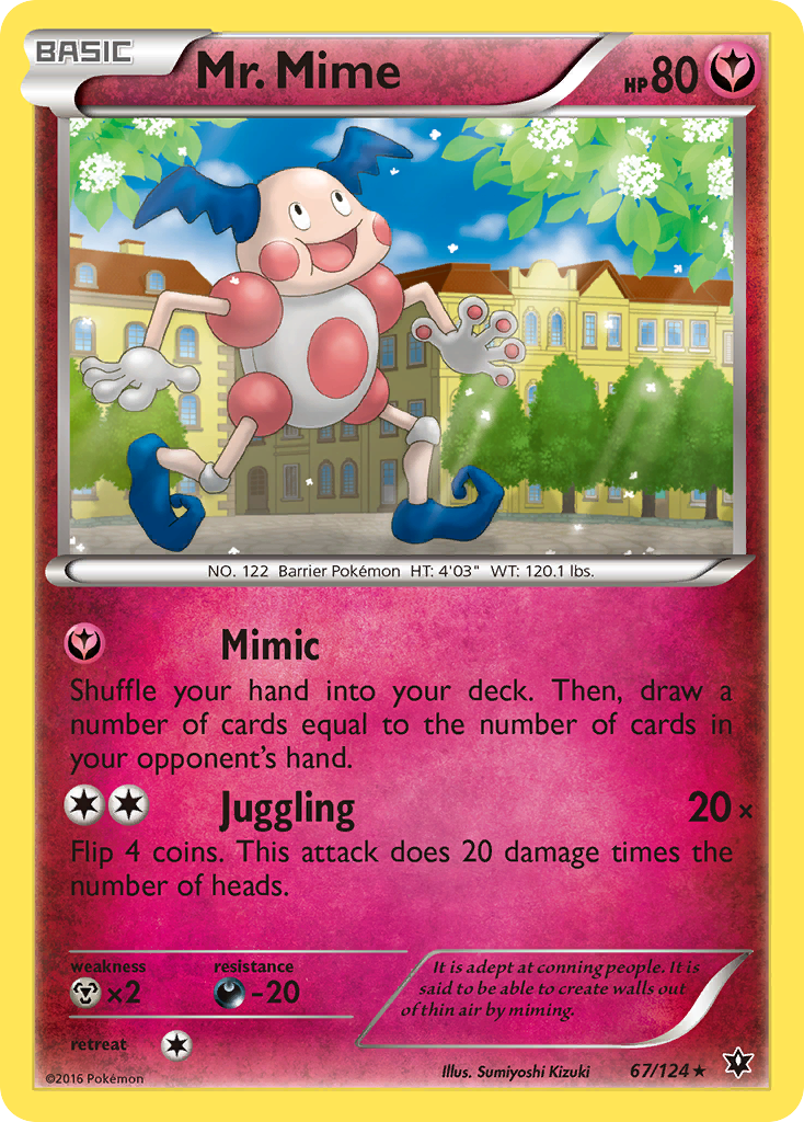 Mr. Mime (67/124) [XY: Fates Collide] | Tables and Towers