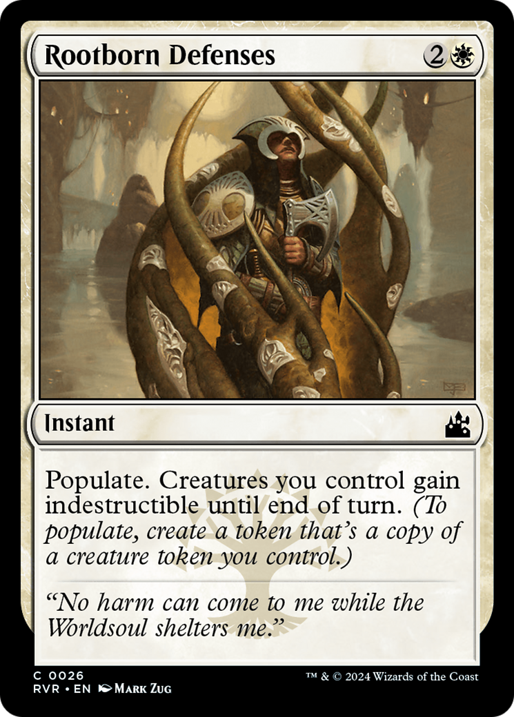 Rootborn Defenses [Ravnica Remastered] | Tables and Towers