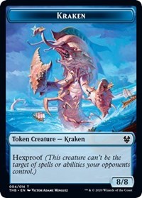 Kraken // Satyr Double-Sided Token [Theros Beyond Death Tokens] | Tables and Towers