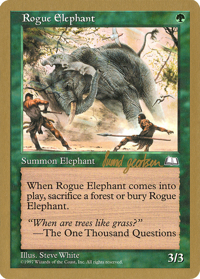 Rogue Elephant (Svend Geertsen) [World Championship Decks 1997] | Tables and Towers