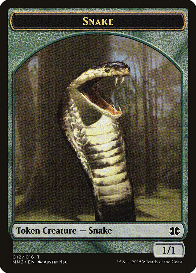 Snake Token [Modern Masters 2015 Tokens] | Tables and Towers