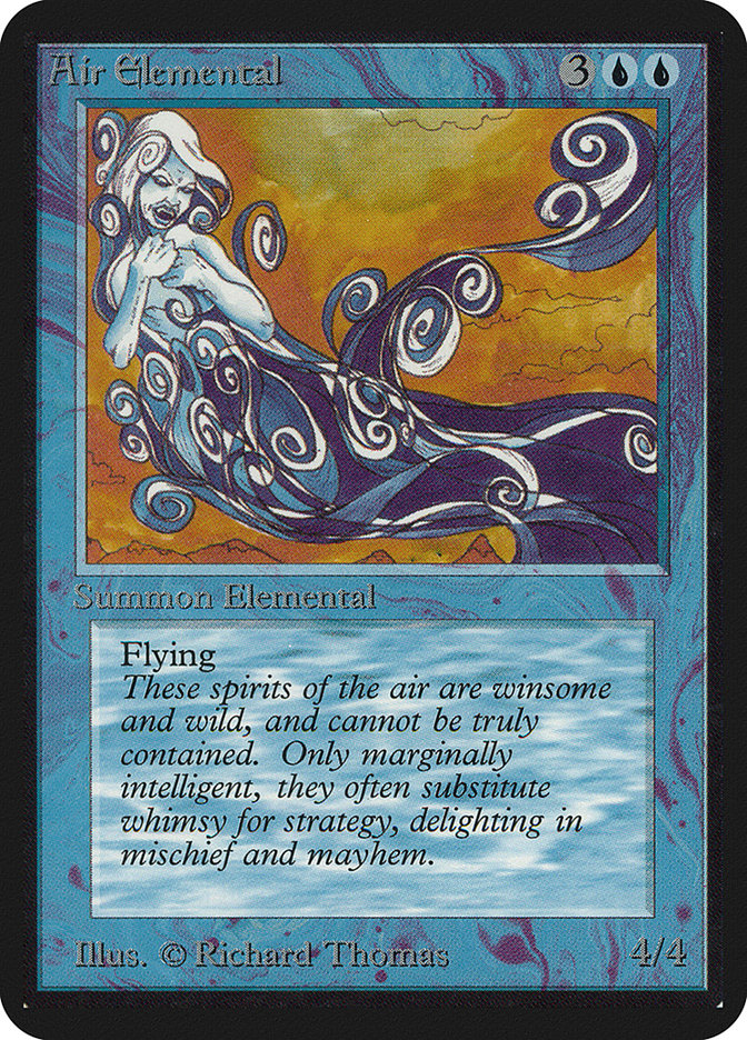 Air Elemental [Alpha Edition] | Tables and Towers