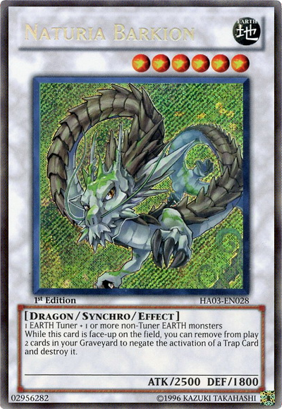 Naturia Barkion [HA03-EN028] Secret Rare | Tables and Towers