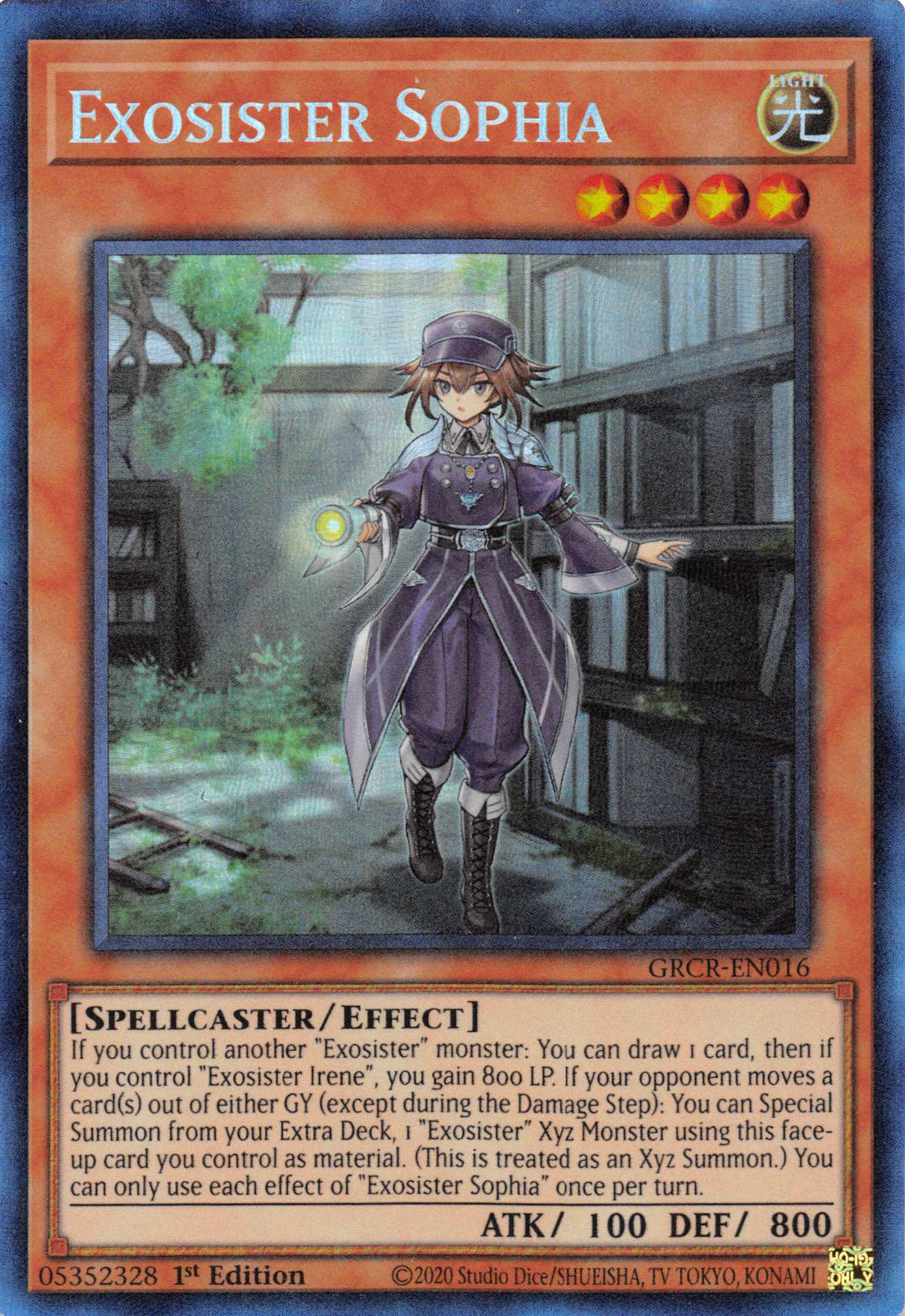 Exosister Sophia [GRCR-EN016] Collector's Rare | Tables and Towers