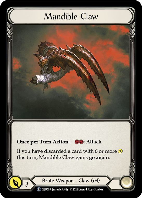 Mandible Claw [U-CRU005] (Crucible of War Unlimited)  Unlimited Normal | Tables and Towers