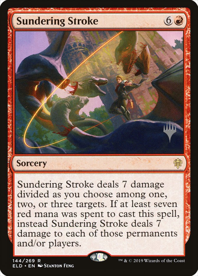 Sundering Stroke (Promo Pack) [Throne of Eldraine Promos] | Tables and Towers