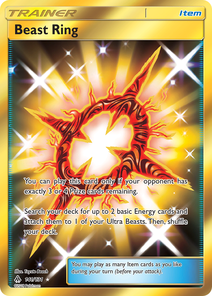 Beast Ring (141/131) [Sun & Moon: Forbidden Light] | Tables and Towers