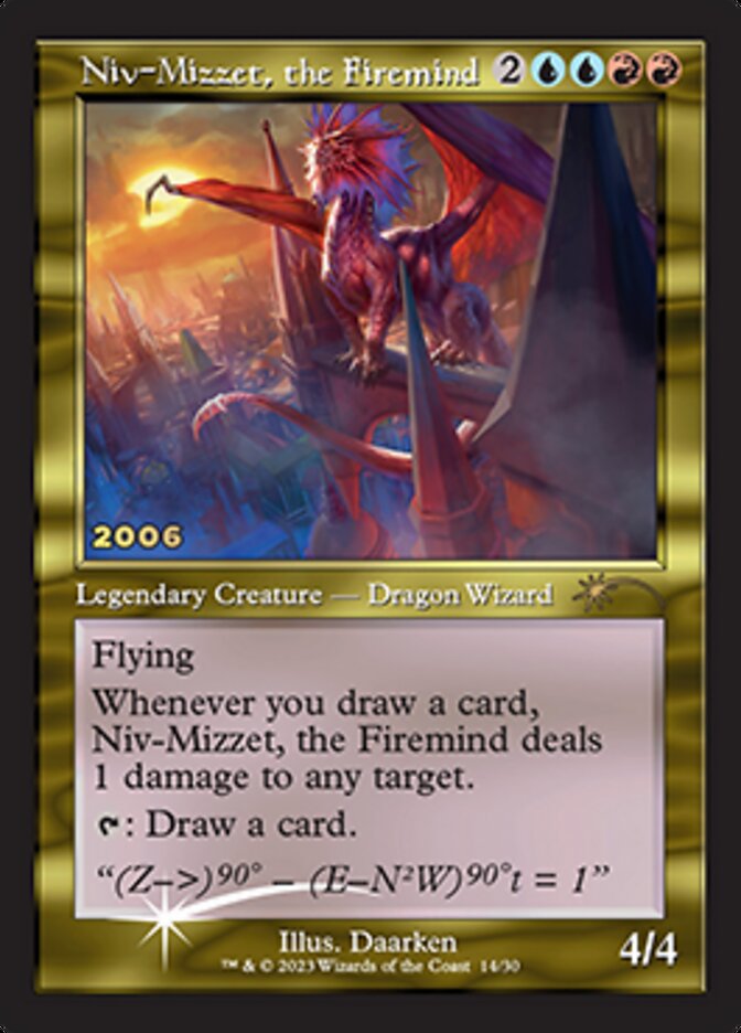 Niv-Mizzet, the Firemind [30th Anniversary Promos] | Tables and Towers