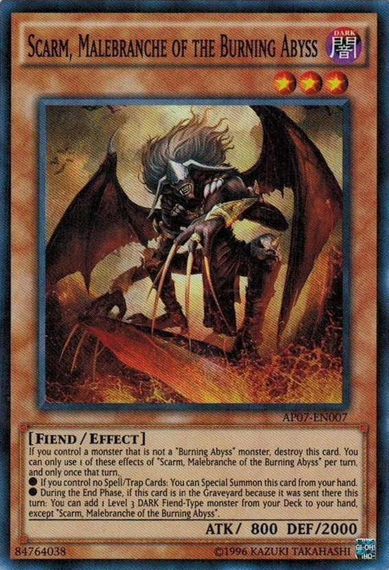 Scarm, Malebranche of the Burning Abyss [AP07-EN007] Super Rare | Tables and Towers