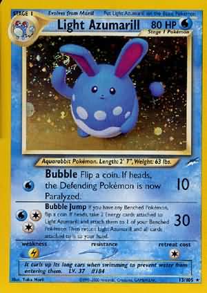 Light Azumarill (13/105) [Neo Destiny Unlimited] | Tables and Towers