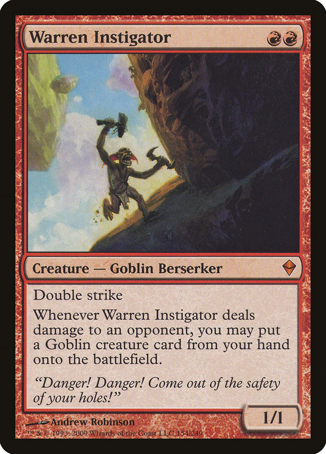 Warren Instigator [Zendikar] | Tables and Towers