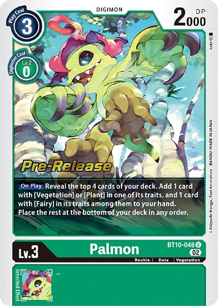 Palmon [BT10-046] [Xros Encounter Pre-Release Cards] | Tables and Towers