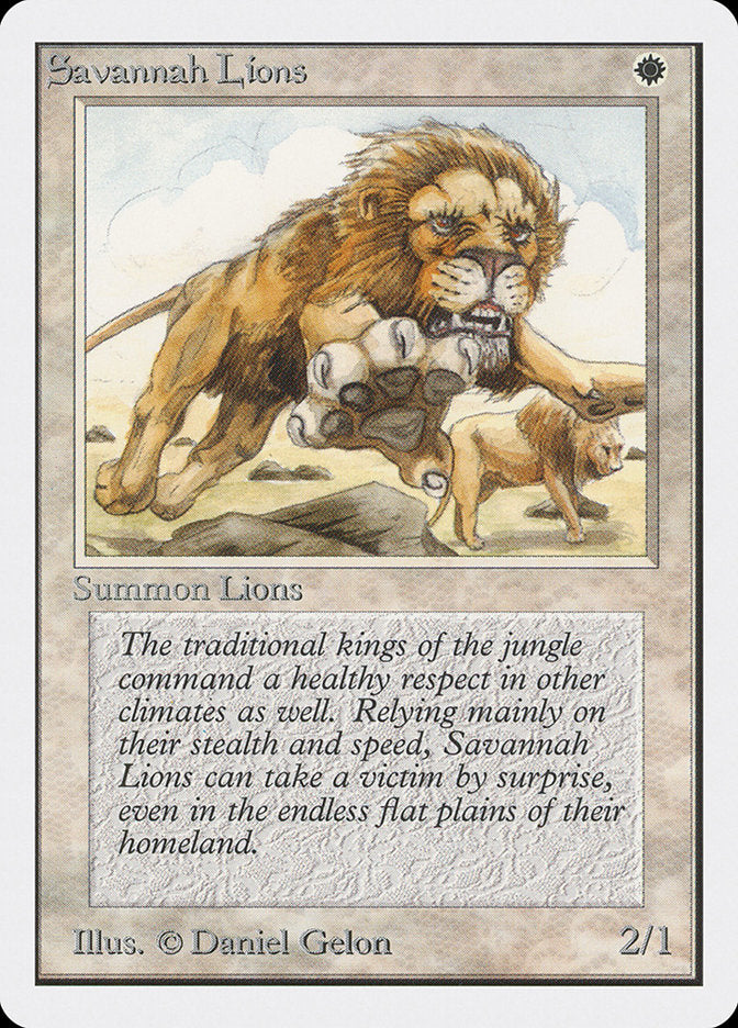 Savannah Lions [Unlimited Edition] | Tables and Towers