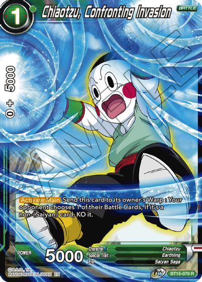 Chiaotzu, Confronting Invasion (BT15-079) [Saiyan Showdown] | Tables and Towers