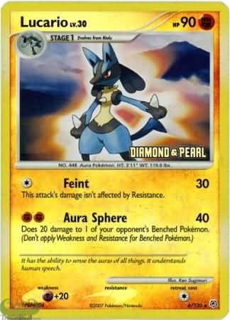 Lucario (6/130) [Burger King Promos: 2008 Collection] | Tables and Towers