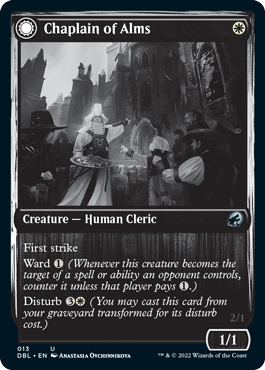 Chaplain of Alms // Chapel Shieldgeist [Innistrad: Double Feature] | Tables and Towers