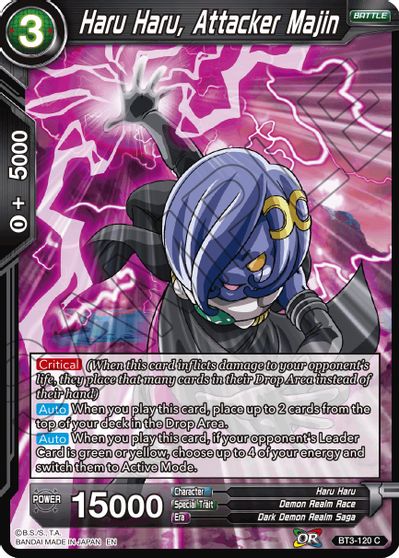 Haru Haru, Attacker Majin (Reprint) (BT3-120) [Battle Evolution Booster] | Tables and Towers