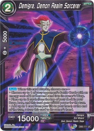 Demigra, Demon Realm Sorcerer (DB3-111) [Giant Force] | Tables and Towers